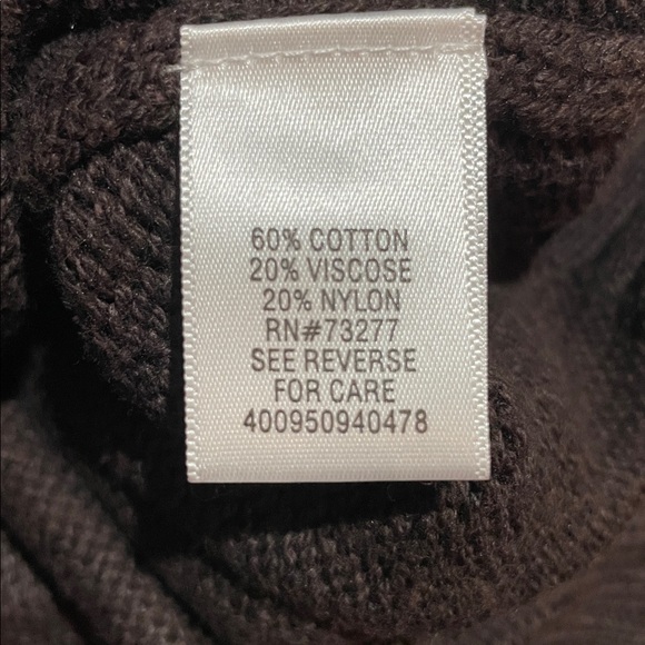 Croft&Barrow Chocolate Brown Sweater Size XXL - Picture 5 of 5